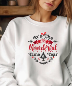 Cute It’s The Most Wonderful Time Of The Year Unisex Gildan Cotton Sweatshirt Unique Xmas Gift