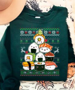 Cute Japanese Cuisine Sushi Lover Christmas Sweatshirt