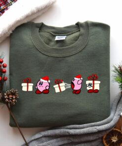 Cute Kirby Funny Christmas Gift Sweatshirt Unique Xmas Gift