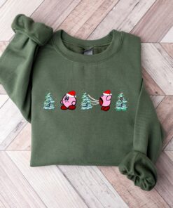 Cute Kirby Funny Christmas Sweatshirt Unique Xmas Gift