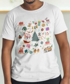 Cute Little Thing Christmas Doodle T-shirt