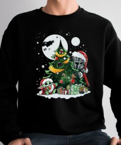 Cute Mandalorian Baby Yoda Disneyland Star Wars Christmas Sweatshirt