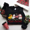 Cute Meowy Christmas Bling Lights Sweatshirt Unique Xmas Gift