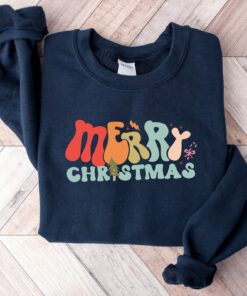 Cute Merry Christmas Sweatshirt Classic Unique Xmas Gift