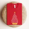 Cute Names Of Jesus Christmas Tree Sweatshirt Lovely Unique Xmas Gift
