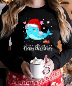 Cute Narwhal Christmas Sweatshirt Lovely Unique Xmas Gift