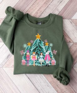 Cute Nutcracker Sweatshirt Christmas Disney Family Tree Lovely Unique Xmas Gift