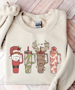 Cute Retro Obsessive Cup Disorder Christmas Sweatshirt Unique Xmas Gift