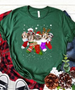 Cute Shih Tzu Christmas Lights Sweatshirt Lovely Unique Xmas Gift