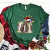 Cute Shih Tzu Santa Hat Christmas Lights Sweatshirt Lovely Unique Xmas Gift