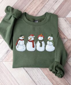 Cute Snowman Christmas Sweatshirt
