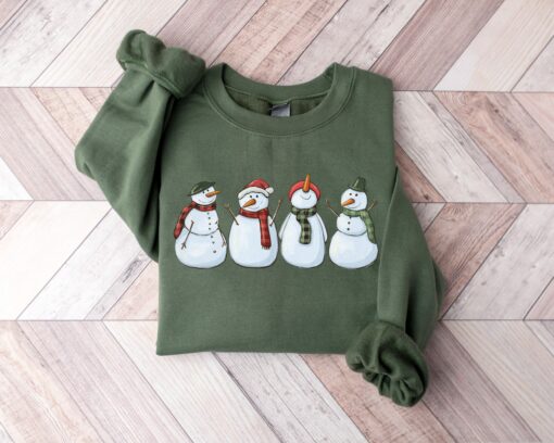 Cute Snowman Christmas Sweatshirt