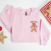 Cute Sugar And Spice Pocket Size Christmas Ginger Cookie Sweatshirt