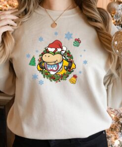 Cute Super Mario Christmas Santa Hat Sweatshirt