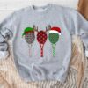 Cute Tennis Racquet Christmas Sweatshirt