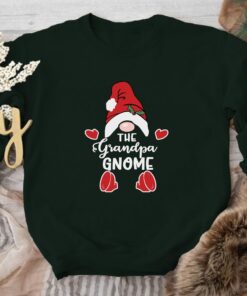 Cute The Grandpa Gnome Sweatshirt, Christmas Vibes Sweatshirt Lovely Unique Xmas Gift