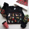 Cute The Twelve Cats Of Christmas Sweatshirt Lovely Unique Xmas Gift