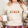 Cute Trendy Christmas Sweatshirt Lovely Unique Xmas Gift