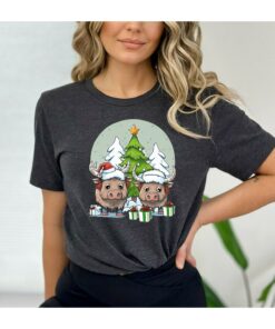 Cute Watercolor Dog Christmas Sweatshirt Lovely Unique Xmas Gift