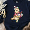 Cute Winnie The Pooh Pooh Bear Santa Christmas Sweatshirt