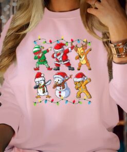 DABBING SANTA Elf Friends Christmas Sweatshirts Funny Lovely Unique Xmas Gift 1 DABBING SANTA Elf Friends Christmas Sweatshirts Funny Lovely Unique Xmas Gift 2