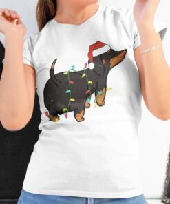 Dachshund Christmas Light T-Shirt