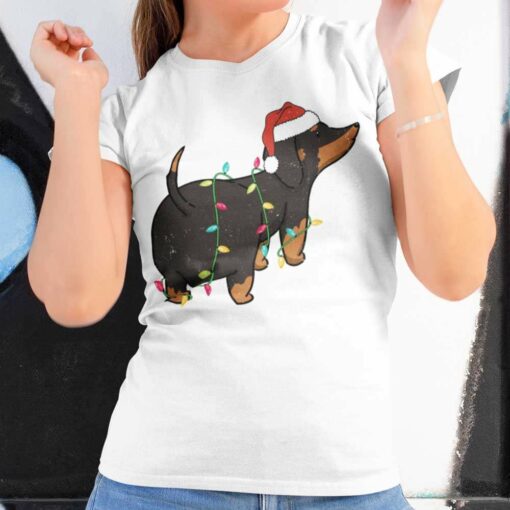 Dachshund Christmas Light T-Shirt