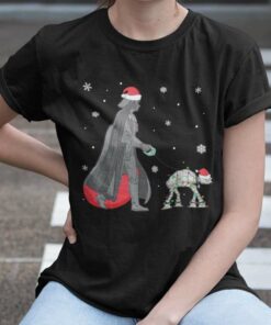 Darth Vader AT-AT Walker Christmas T-Shirt Star Wars