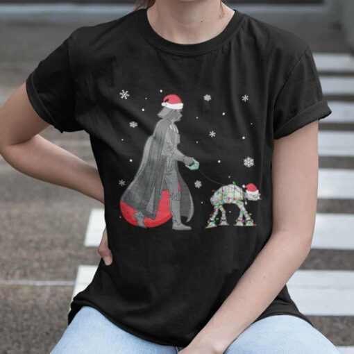 Darth Vader AT-AT Walker Christmas T-Shirt Star Wars