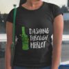 Dashing Through Merlot A Great Christmas Wine T-shirt