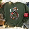 Dead Inside Skeleton Sarcastic Coffee Christmas Sweatshirt
