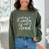 Dear Santa I Really Tried Unisex Sweatshirt Trendy Unique Christmas Gift
