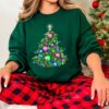 Diamond Bling Sparkling Christmas Tree Sweatshirt Lovely Unique Xmas Gift