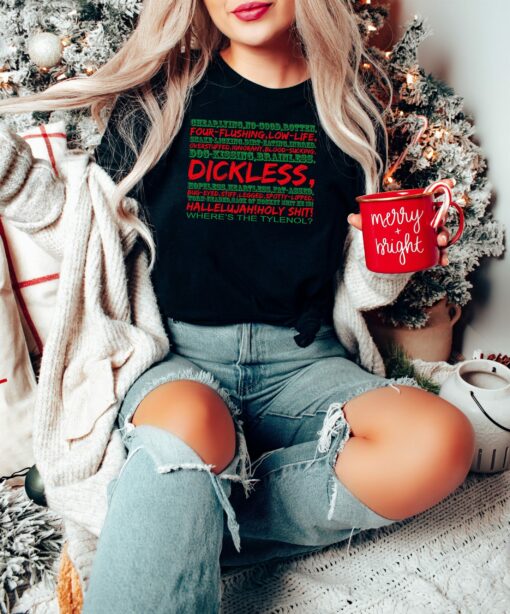 Dickless Christmas Sweatshirt Lovely Unique Xmas Gift