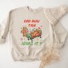 Did You Try Icing It Nurse Christmas Sweatshirt