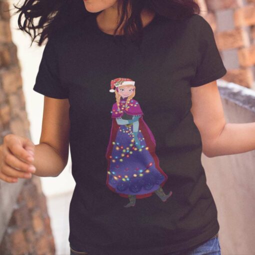 Disney Christmas Light Princess Anna T-shirt