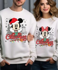 Disney Couples Disneyland Mickey And Minnie Mouse Christmas Sweatshirt