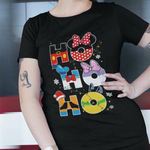 Disney Girl Ho Ho Ho Christmas T-shirt