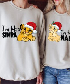 Disney Her Simba His Nala Matching Couples Christmas Lovely Unique Xmas Gift For Couples