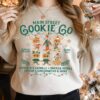 Disney Main Street Cookie Co Since 1971 Mickey and Friends Disneyland Gingerbread Christmas Sweatshirt Lovely Unique Xmas Gift