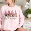 Disney Mickey Minnie Christmas Tree Sweatshirt Gift