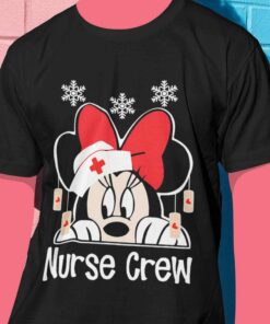 Disney Minnie Nurse Crew Christmas Tee