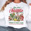 Disney Toy Story Christmas Tree Farm SweatShirt Cute Xmas Gift