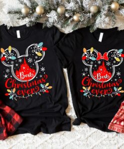 Disneyland Best Christmas Ever Mickey Minnie Family Sweatshirt