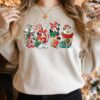 Disneyland Christmas Coffee Latte Cute Mickey Minnie Christmas Sweatshirt