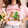 Disneyland Christmas Merry And Bright Cute Chip N Dale Outfit Sweatshirt Unique Xmas Gift