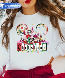 Disneyland Christmas Mickey And Friends Sweatshirt