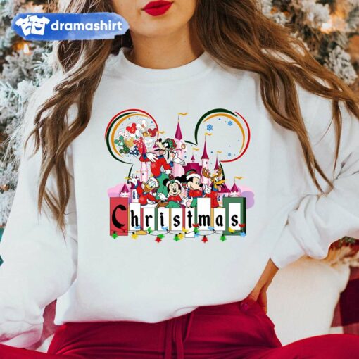 Disneyland Christmas Mickey And Friends Sweatshirt