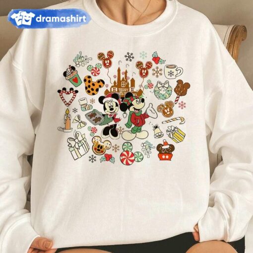 Disneyland Christmas Party 2022 Mickey And Friends Sweatshirt