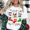 Disneyland Christmas Sock Mickey Mouse Santa Christmas Sweatshirt Lovely Unique Xmas Gift
